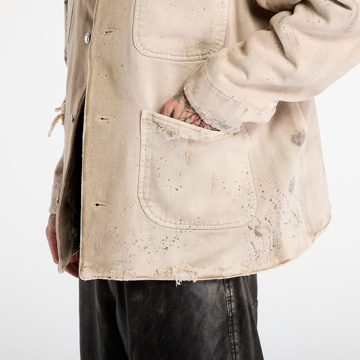 Bunda MISBHV Marfa Twill Work Jacket Béžová | 251M418, 1