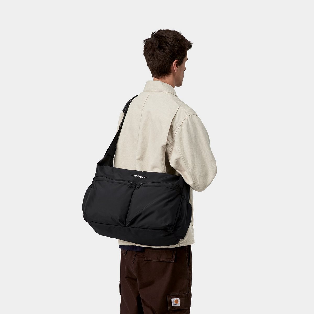 Taška cez rameno Carhartt WIP Kaden Multi-Pocket Messenger Bag Čierna | A252047_1, 0