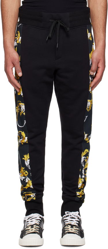 Tepláky Versace Versace Jeans Couture Graphic Trim Sweatpants Čierna | E78GAA3C0_EFS189, 0