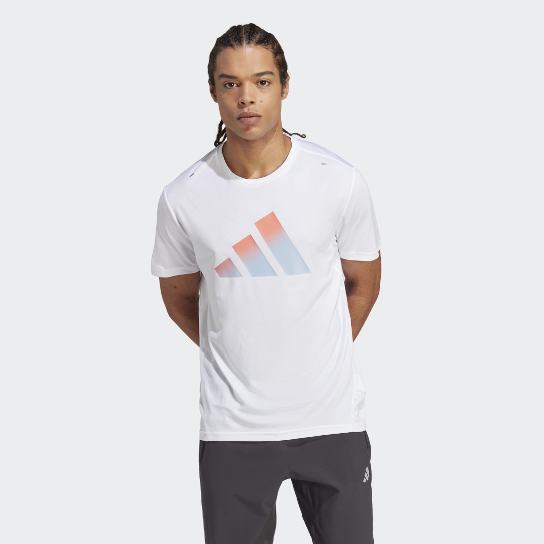 Tričko adidas Originals Run Icons 3 Bar Logo Biela | HR3244, 0