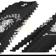 Multi Graphic Longsleeve T-Shirt with Retro Woman Print