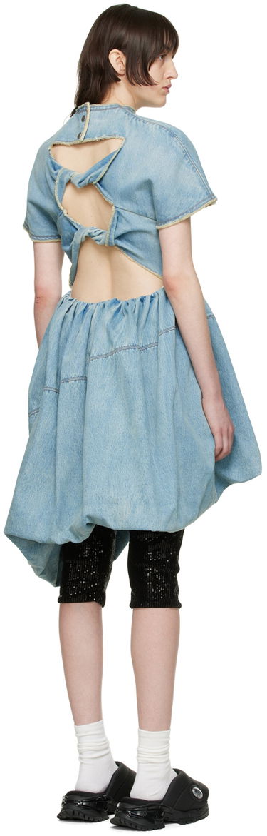Šaty We11done Denim Mini Dress Modrá | WD-DO1-22-352-W-BL, 2
