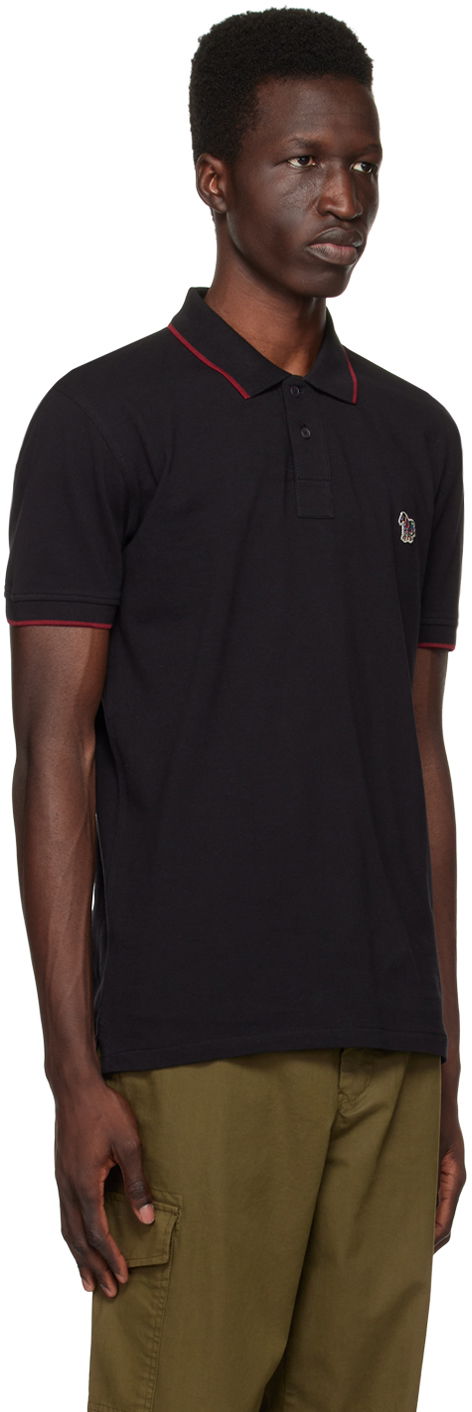 Polo tričko Paul Smith PS Paul Smith Zebra Polo Čierna | M2R-150LZ-K21580-79, 1