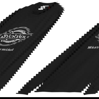 Tričko Mastermind WORLD MASTERMIND WORLD x Dickies Logo Long Sleeve T-Shirt, Size Large Čierna | MJ25C14-TS216-2, 0