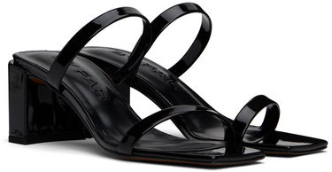 Tenisky a topánky BY FAR Tanya Patent Leather Heeled Sandals Čierna | 19PFTNYSBLP, 3