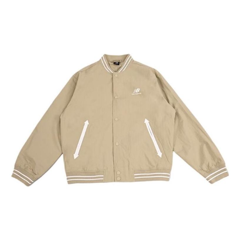 Bomber bunda New Balance NBX Urban Remix Baseball Jacket Béžová | AMJ33362-BNN, 0