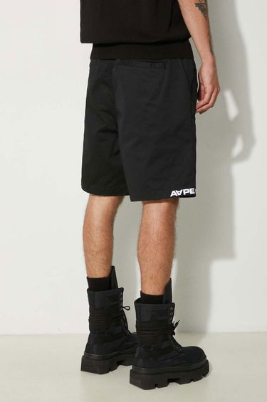 Šortky AAPE by A Bathing Ape AAPE NOW Shorts Čierna | AAPSPMA668XXM, 2