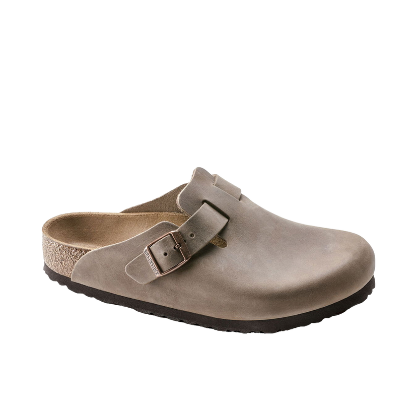 Tenisky a topánky Birkenstock Boston Oiled Leather Narrow Fit Šedá | 960813