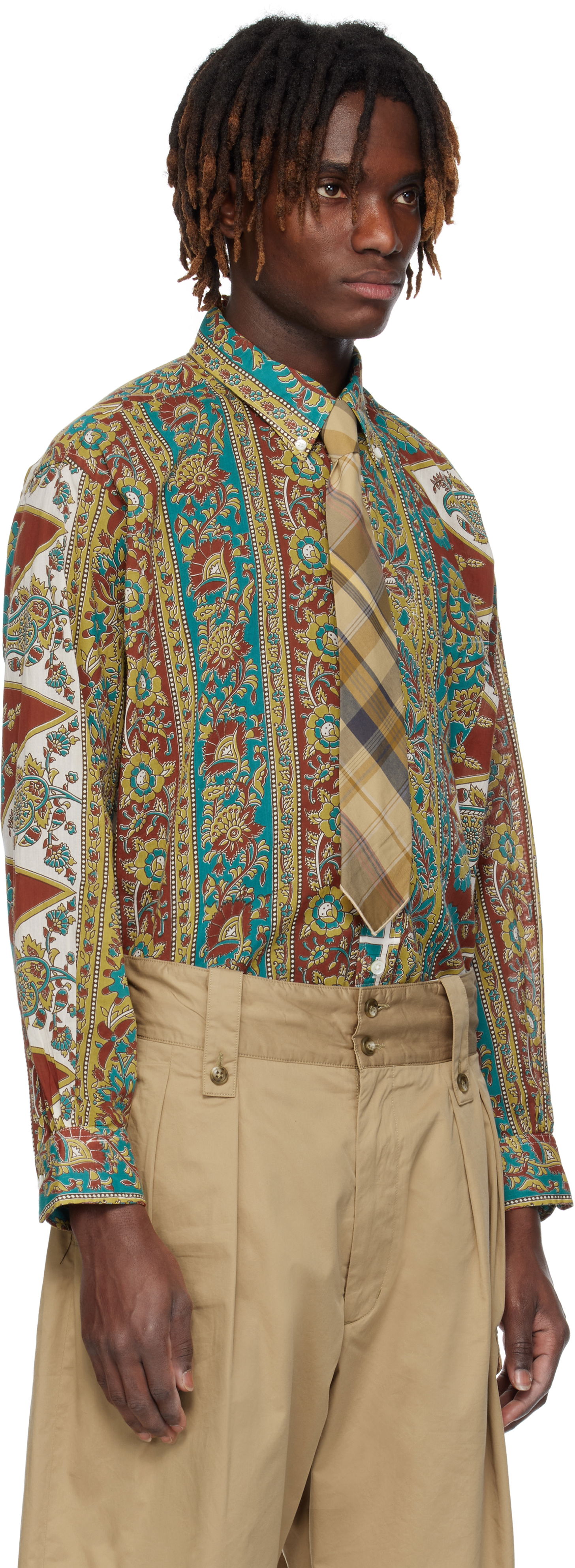 Košeľa Engineered Garments Engineered Garments 19 Century Button-Down Shirt Rôznofarebný | 25S1A001, 1