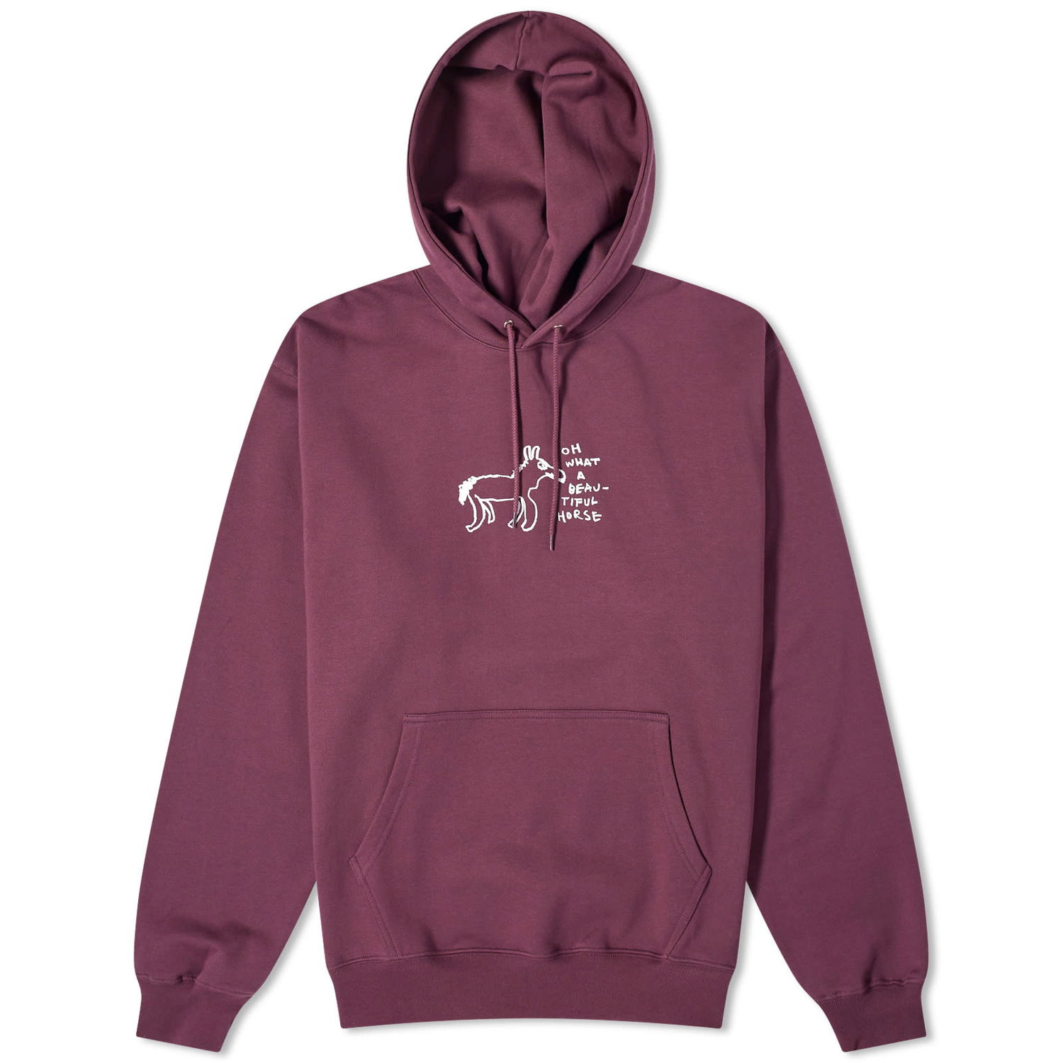 Mikina Polar Skate Co. Beautiful Horses Hoodie Vínová | PSC-W23-24, 0