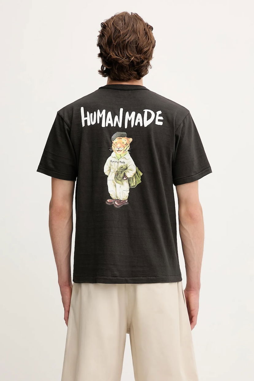 Tričko Human Made Human Made Knitted Graphic T-Shirt Čierna | HM29TE013