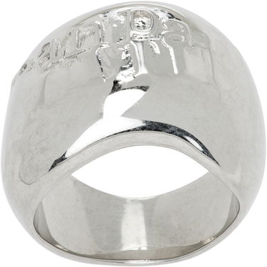 Prsteň Jean Paul Gaultier Jean Paul Gaultier Silver-Tone "The Logo" Ring Metalická | 25/03-W-JW002-X053-91, 0