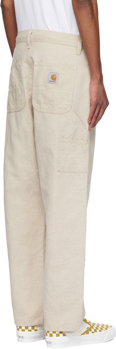 Cargo nohavice Carhartt WIP Linen Double Knee Trousers Béžová | I033580, 2