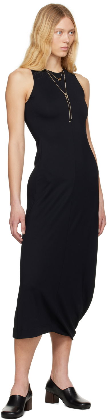 Šaty LEMAIRE Lemaire Twisted Hem Midi Dress Čierna | DR1106 LJ1034, 3