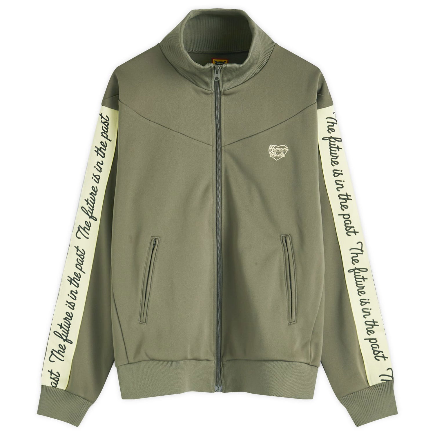 Bunda Human Made Track Jacket Zelené | HM28JK043-OL, 0