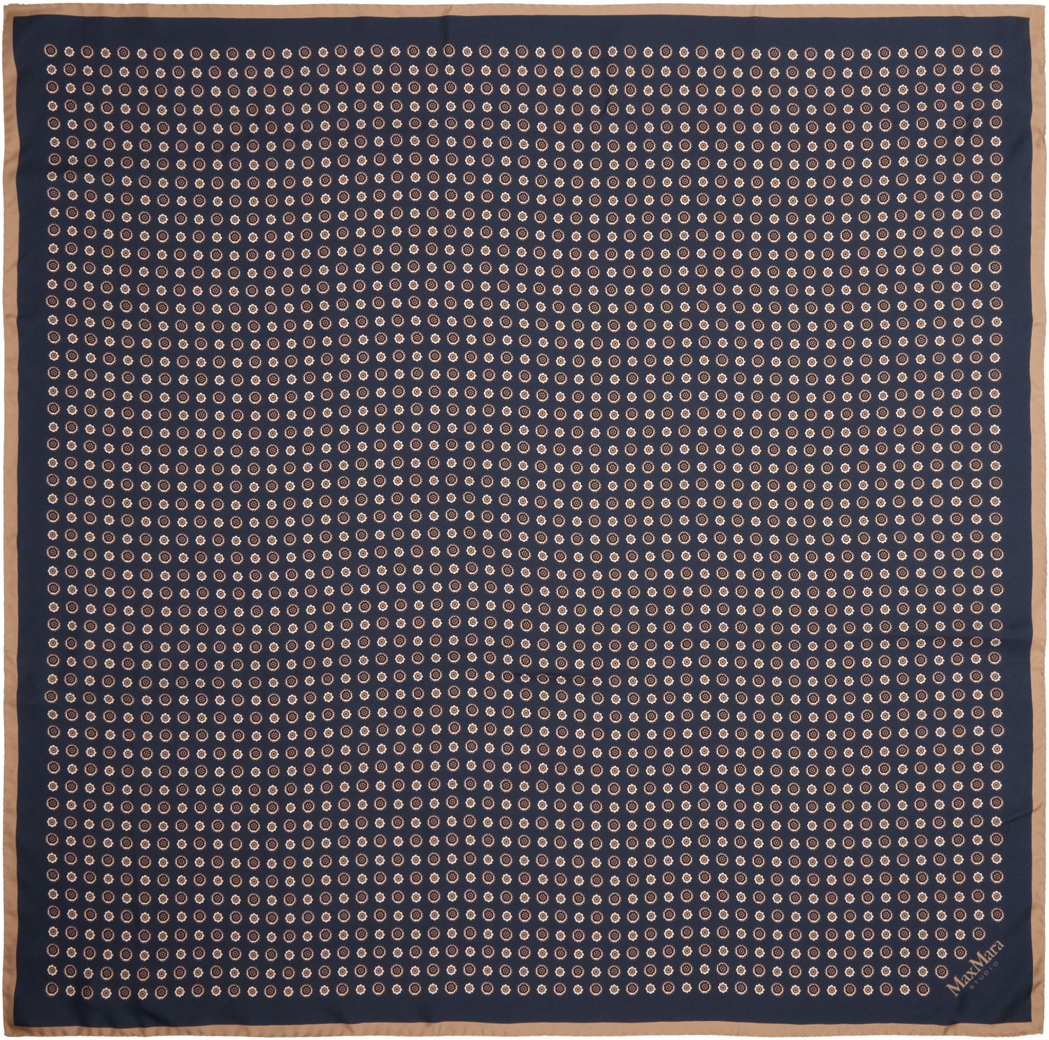 Šál Max Mara Max Mara Studio Lontra Silk Scarf Navy | 2526546011600, 0