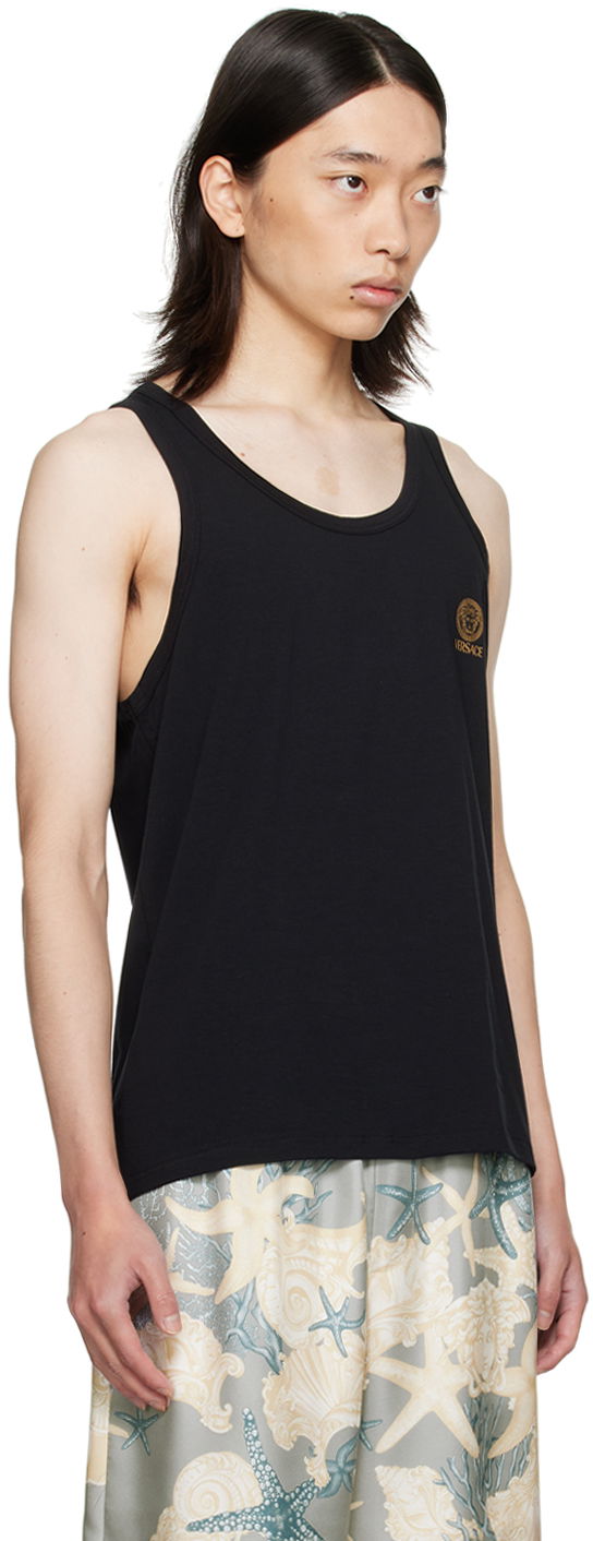 Tielko Versace Medusa Tank Top Čierna | AUU01012_1A10011, 1