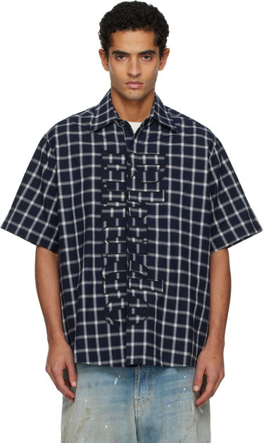 Košeľa Rhude Plaid Center Logo Short Sleeve Button Up Shirt Rôznofarebný | RHPF25SR05012, 0