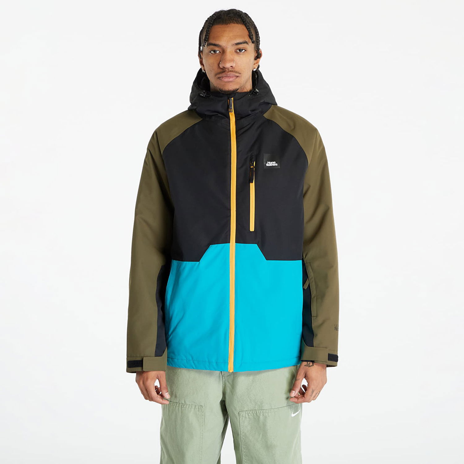 Bunda Horsefeathers Crown Jacket Tyrkysová | OM306I, 0