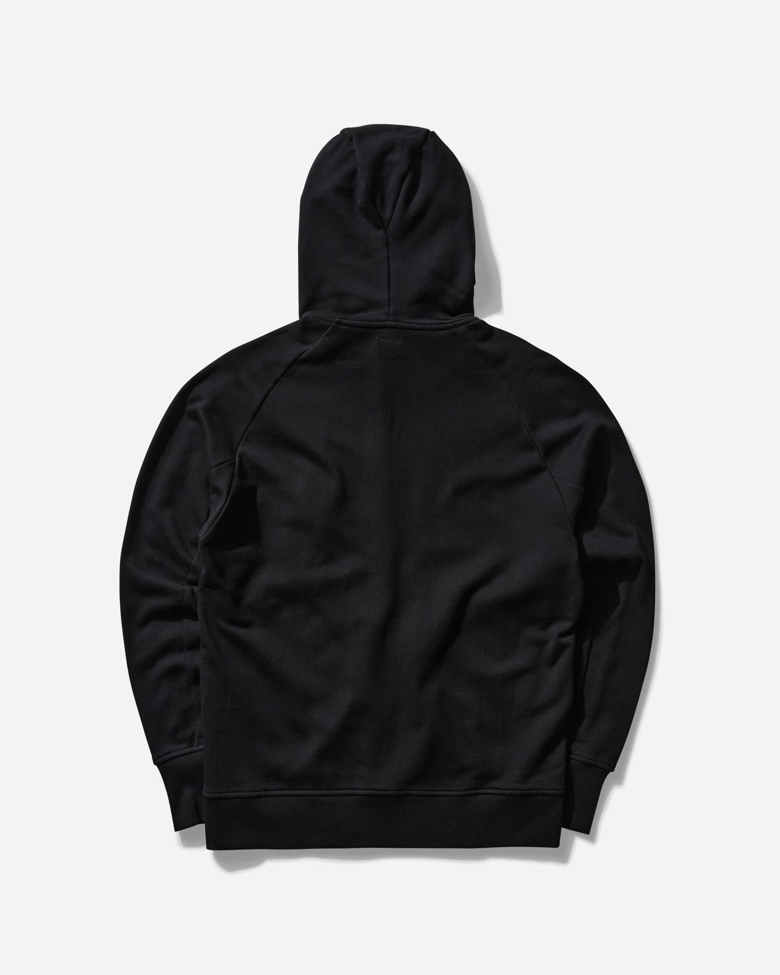 DIAGONAL RAISED FLEECE GOGGLE ZIPPED HOODED SWEATSHIRT