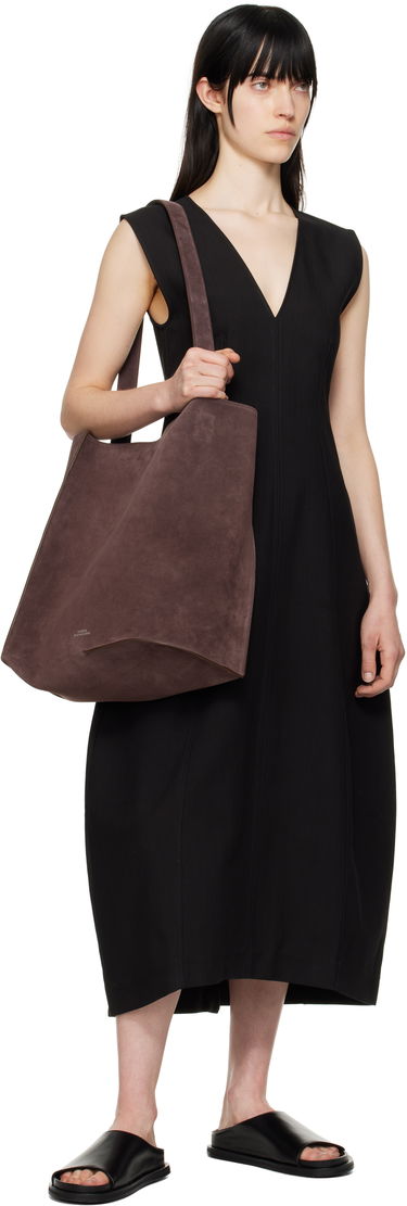Tote bag Studio Nicholson Studio Nicholson Doublet Type 2 Suede Tote Bag Hnedá | DOUBLET TYPE 2 SN - 755, 3