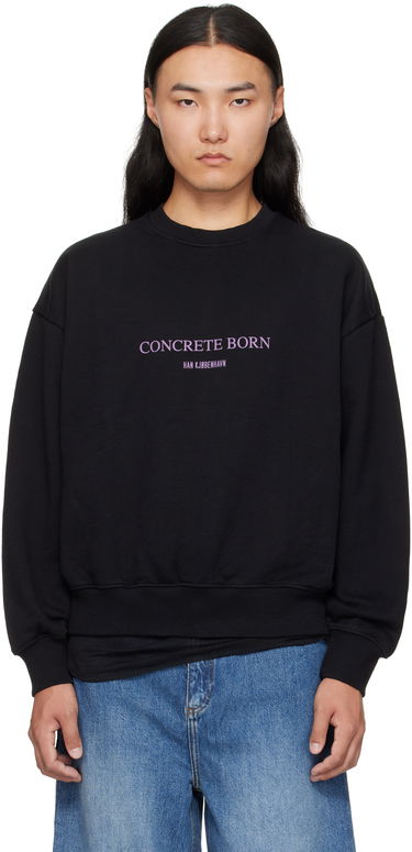 Mikina Han Kjøbenhavn Han Kjobenhavn Logo Oversized Crewneck Sweatshirt Čierna | M-134724, 0