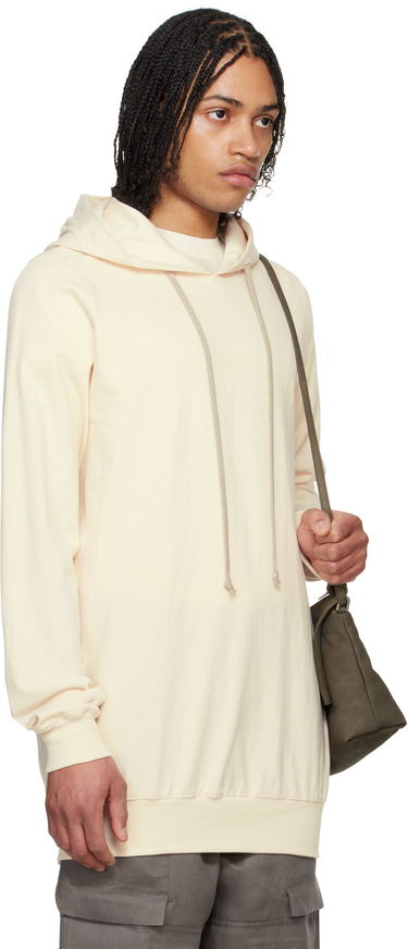 Mikina Rick Owens Rick Owens Heavy Jersey Hoodie Béžová | RU01E5282 BA, 1