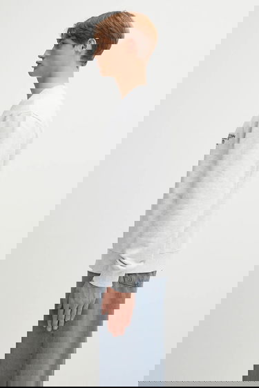 Mikina Carhartt WIP Alumni Cotton Crewneck Sweatshirt Šedá | I035190.482XX, 1