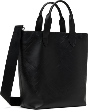 Tote bag Burberry Burberry Embossed Check Tote Bag Čierna | 8101920, 2