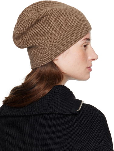 Kulicha Courrèges Courrèges Light Wool Beanie Hnedá | 325MCP017FI0036, 2