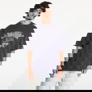 A BATHING APE Garment Dye Rhinestone Logo Relaxed Fit Short Sleeve Tee Charcoal