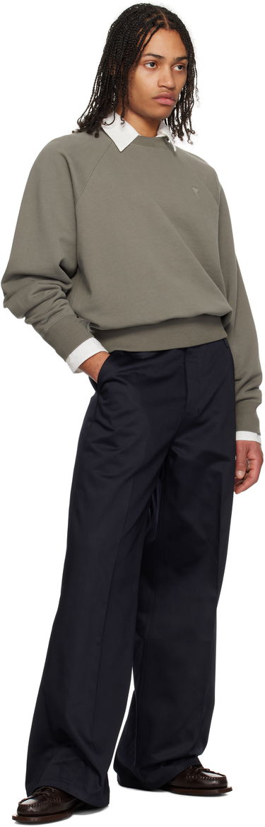 Sveter AMI AMI Paris Tonal Ami de Coeur Sweatshirt Zelené | USW074.747, 3