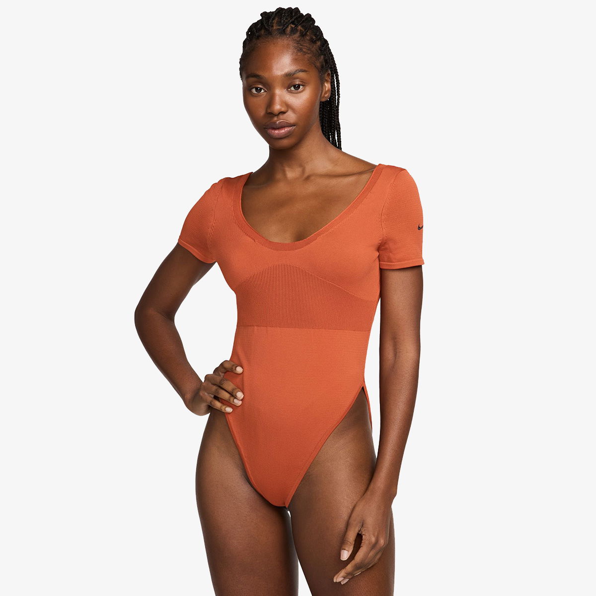 Body Nike W NSW NK CHLL KNT SWTR BDYST Oranžová | FN4692-825, 0