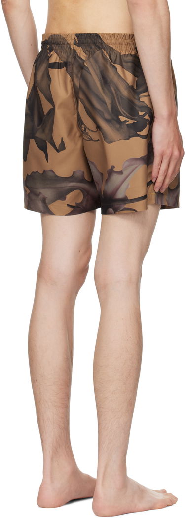 Plavky Dries Van Noten Dries Van Noten Patterned Swim Shorts Hnedá | 252-022500-2271, 2
