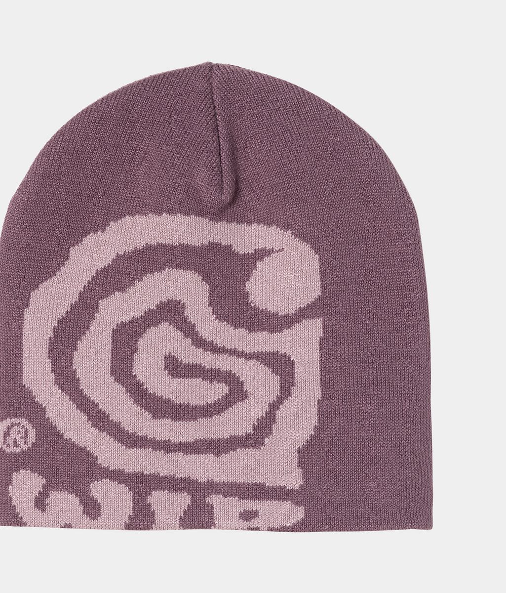 Kulicha Carhartt WIP Carhartt WIP Helix Beanie Fialová | I035627_4, 0
