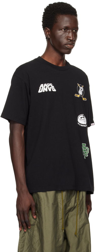 Tričko AAPE by A Bathing Ape AAPE by A Bathing Ape Theme Graphic T-Shirt Čierna | AAPTEM1550XXNBKX, 1