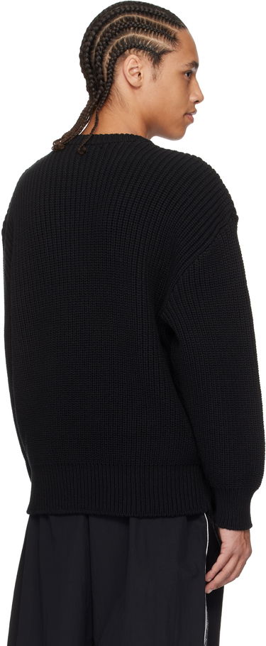 Sveter Marine Serre Marine Serre Knit Crewneck Sweater Čierna | UTK003A CKNI0529, 2
