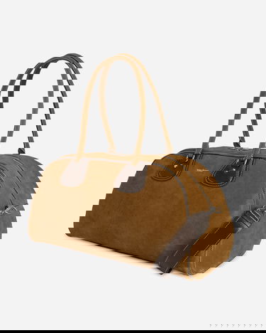 Cestovná taška adidas Originals Wales Bonner Bowling Suede Large Bag Hnedá | JM8892, 3