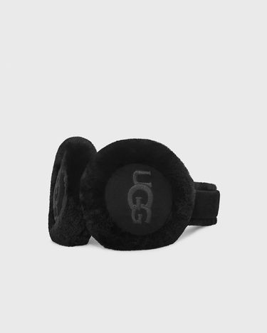 Doplnky UGG UGG Sheepskin Embroidered Earmuffs Čierna | 20955-BLK, 4