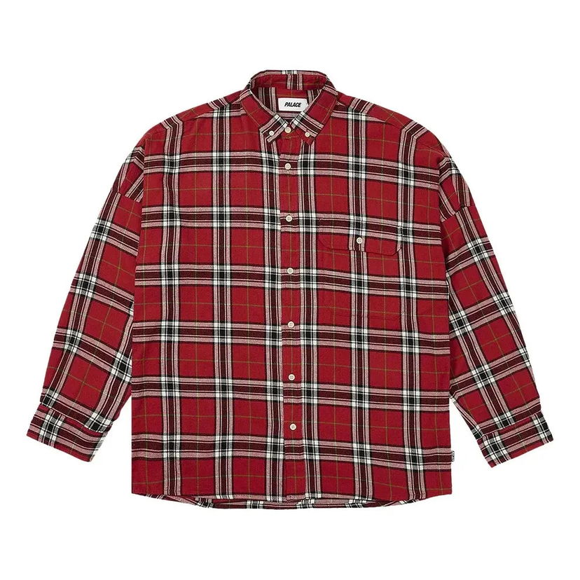 Košeľa Palace Palace Lumber Yak Flannel Shirt Červená | P26SHT018