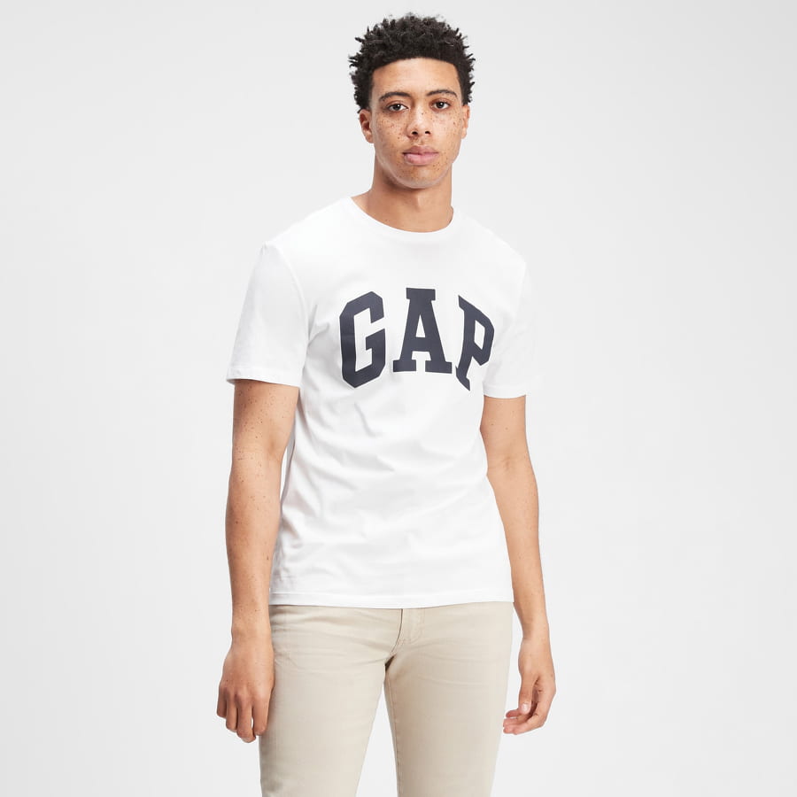 Tričko GAP Basic Logo Tee Biela | 550338-06, 0