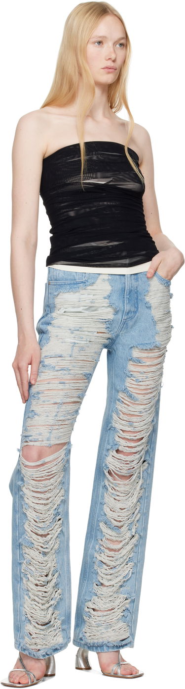 Tielko Maison Margiela MM6 Maison Margiela Layered Tube Top Čierna | S62NH0042 S24423, 3