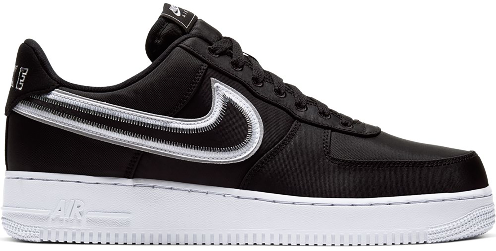 Air Force 1 Low Reverse Stitch Black