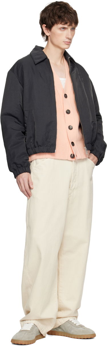 Bomber bunda AMI Collared Zip-Up Jacket Ami de Coeur Čierna | H25HJK831.PA0035, 3