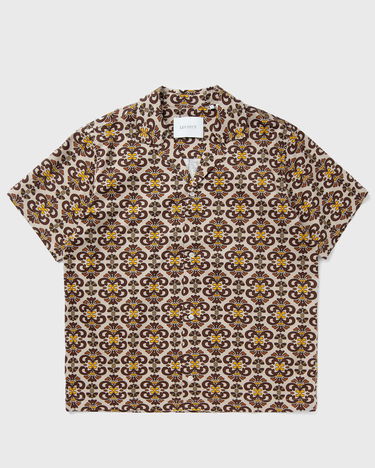 Košeľa Les Deux Hendrix AOP SS Shirt Béžová | LDM401080-815856, 0
