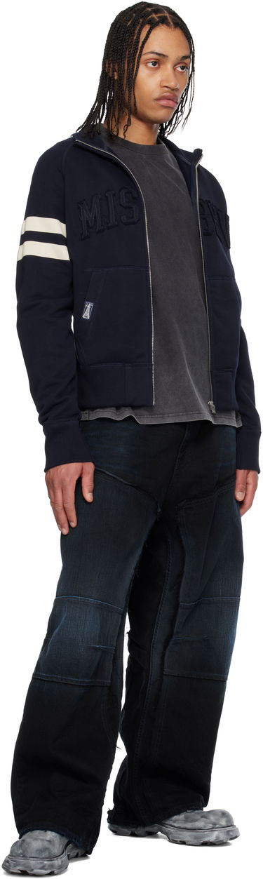 Mikina MISBHV MISBHV Zuma Zip-Up Sweater Navy | 250M150, 3