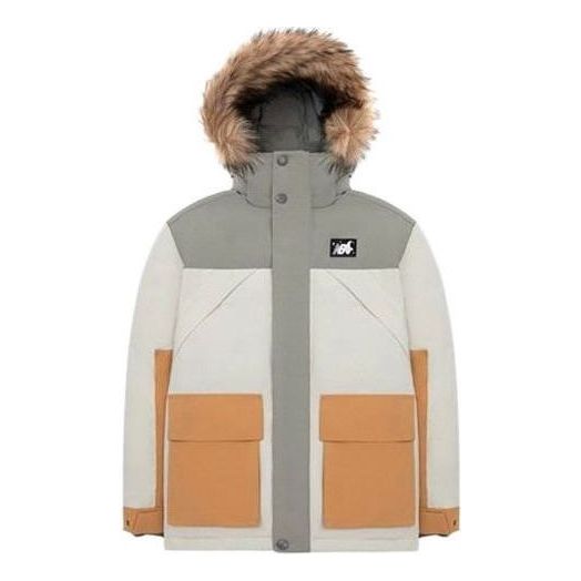 Parka New Balance Color Block  Jacket Béžová | NPA4N413-BEI