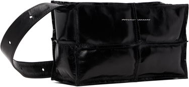 Taška cez rameno Maison Margiela MM6 Maison Margiela Mini Wrinkled Leather Bag Čierna | SB5WD0031 P8490, 2