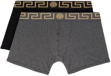 Boxerky Versace Two-Pack Greca Border Boxers Šedá | AU10192 A232741, 0