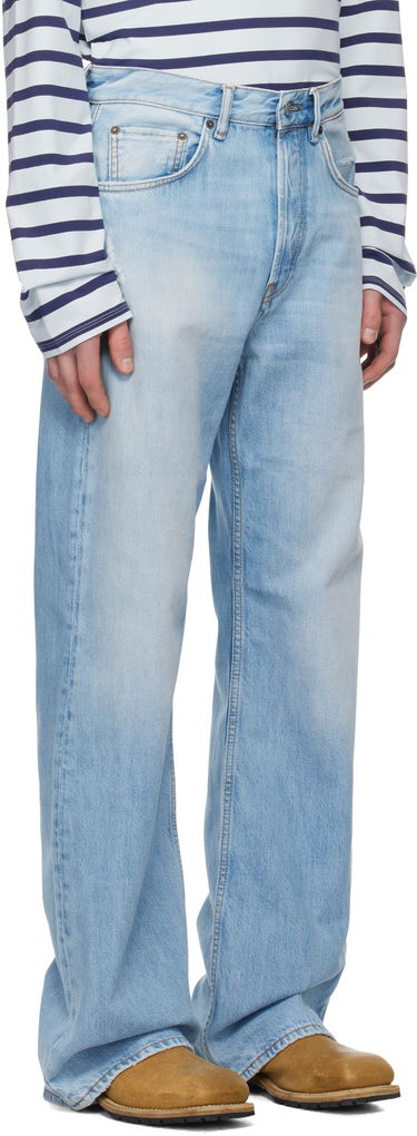 Džínsy Acne Studios Loose Fit Jeans Modrá | B00277-, 1